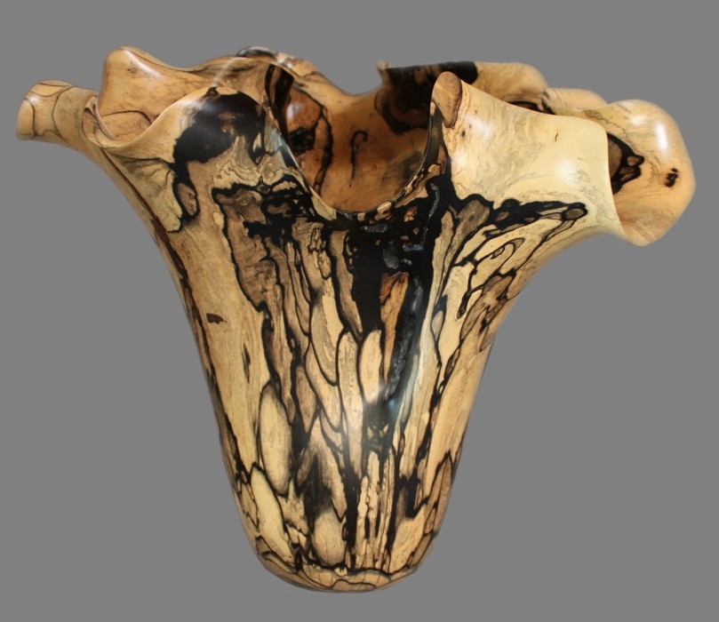 black and white ebony sculpture