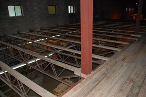 Blood, sweat, but no tears yet: Getting our facilities in shape 3 mezzanine_wip1