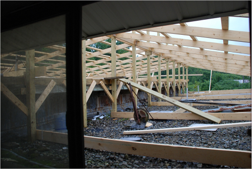 Blood, sweat, but no tears yet: Getting our facilities in shape 2 roof3_sml