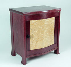 Home is where the (Purple)heart is! 1 Purpleheart bedside table
