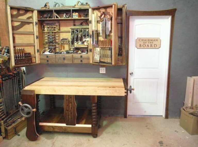 Edition #4 - Brian Noel 17 Workbench and cabinet