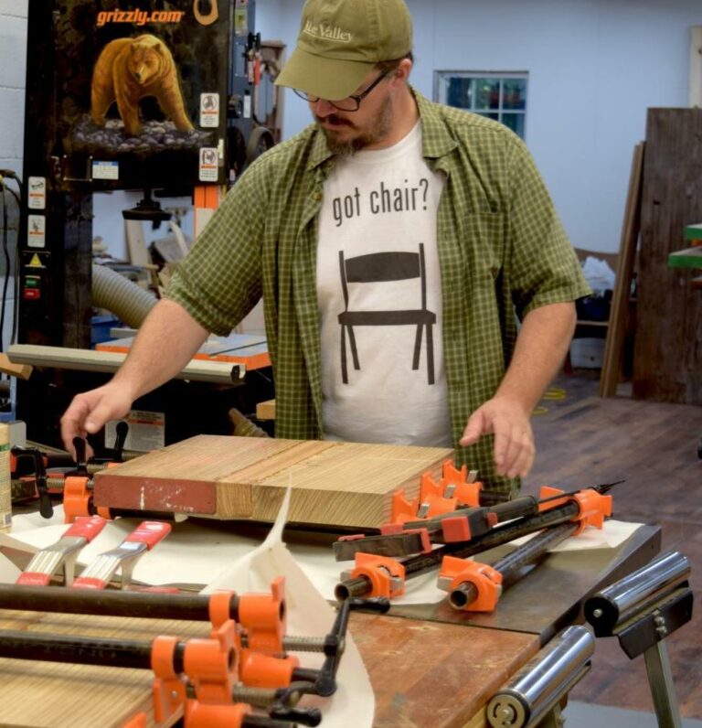 Edition #4 - Brian Noel 23 making chair seats