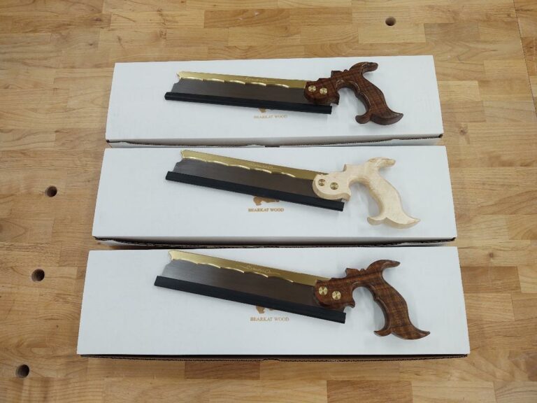 Edition #4 - Brian Noel 37 order up. Walnut and maple dovetail saws