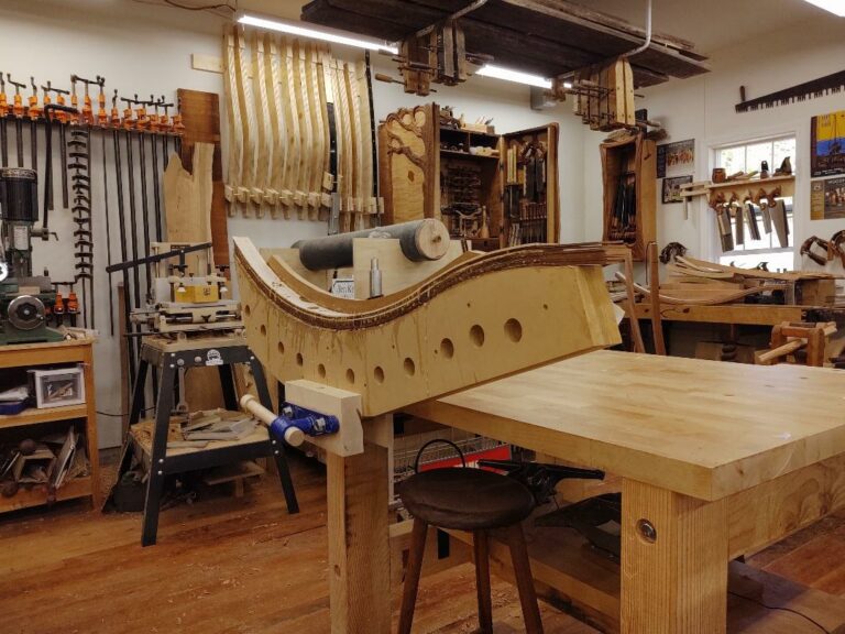 Edition #4 - Brian Noel 43 rocking chair rocker being glued up