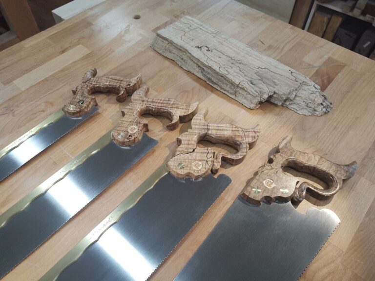 Edition #4 - Brian Noel 30 stabilized driftwood saw handles 2
