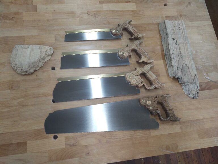 Edition #4 - Brian Noel 29 stabilized driftwood saw handles