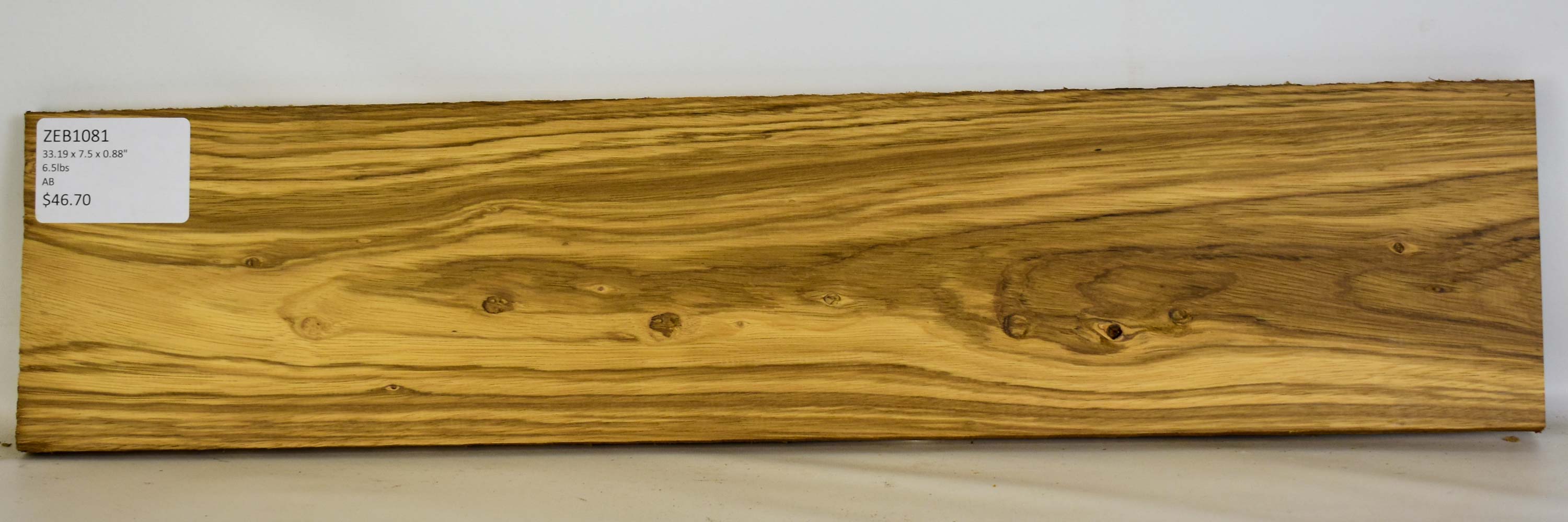 Zebrawood Lumber For Sale • Rare Woods USA