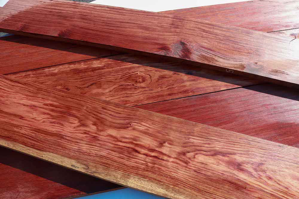 boards lumber 1/8 or 1/4 surface 4 sides 48" Bubinga 