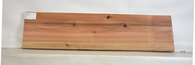 Japanese Cedar / Sugi wood craft Board 22 x 7-3/4 x 1 (w57) Low